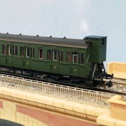 PIKO 95308 - Voiture à portières latérales 1/2è ép III SNCF - Occasion - neuve