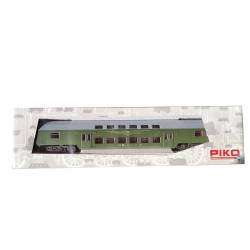 PIKO 53104 - Voiture voyageurs - impériale DBmue de la DR - Occasion - neuve
