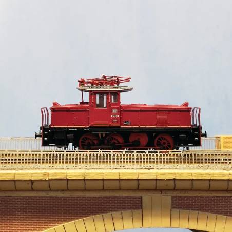 PIKO 51070 -  locomotive électrique BR E63 08 de la DB, rouge, échelle H0 - Occasion - neuve