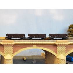 Roco 6600141 - 3-tlg. Set: Offene Güterwagen, SNCF