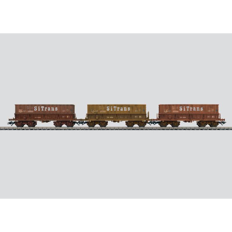 Marklin 48448 - Coffret de 3 wagons minéraliers - Occasion - neuve