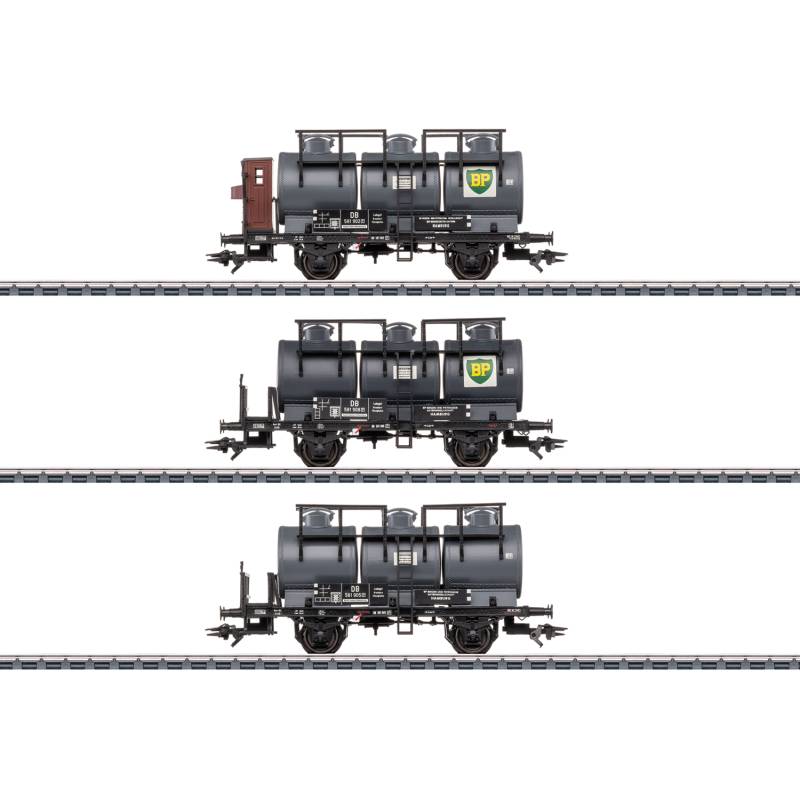 Marklin 46491 - Tank Car Set with Three Containers