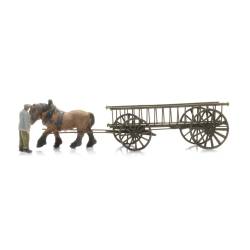 Artitec 316.144 - Heuwagen (leer) mit Figur