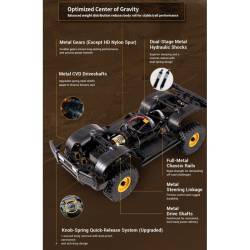 FMS11045RS-YL-SP - 1/10 Land Rover Defender 110 FCX10 Scaler ARTR kit (RS) - Yellow