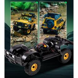 FMS11045RS-YL-SP - 1/10 Land Rover Defender 110 FCX10 Scaler ARTR kit (RS) - Yellow