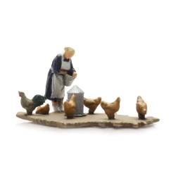 Artitec 5220010 - Bäuerin mit Hühnern