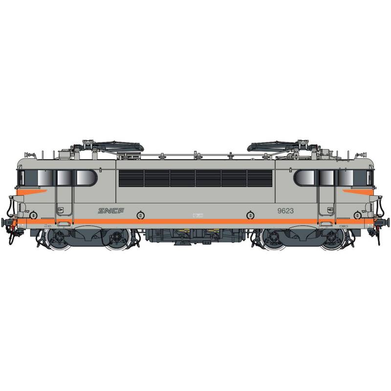 LS MODELS 10220 - BB 9600, gris/orange, logo nouilles