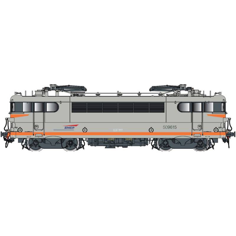 LS MODELS 10221 - BB 9600, gris/orange, logo casquette