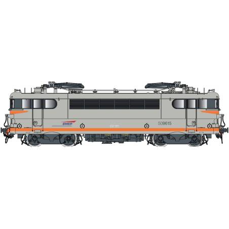 LS MODELS 10221 - BB 9600, gris/orange, logo casquette