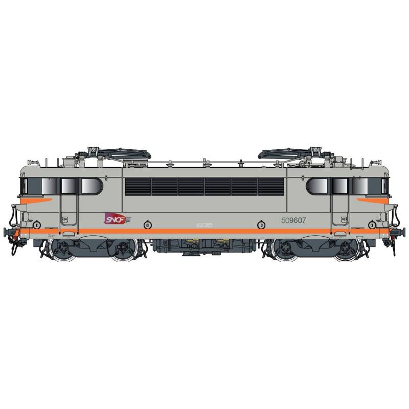 LS MODELS 10222 - BB 9600, gris/orange, logo carmillon