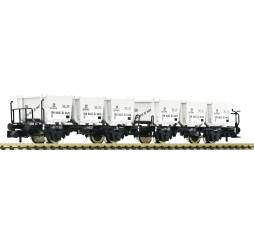 Fleischmann 6660106 - Unité double de wagons porte-conteneurs, DB