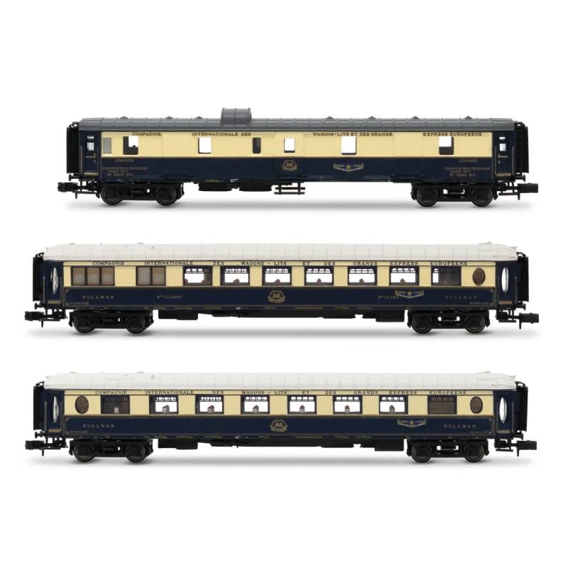 Arnold HN4489 - Voiture CIWL, coffret de 3 unités « Etoile du Nord », set 2/2 (DD3, VPC Flèche d'Or + VP Étoile du Nord), ép. II