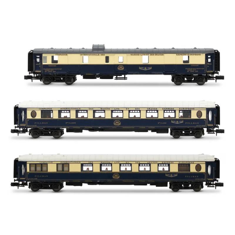Arnold HN4488 - Voiture CIWL, coffret de 3 unités « Etoile du Nord », set 1/2 (DD3, VP Flèche d'Or + VPC Étoile du Nord), ép. II