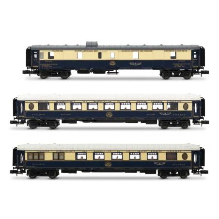Arnold HN4488 - Voiture CIWL, coffret de 3 unités « Etoile du Nord », set 1/2 (DD3, VP Flèche d'Or + VPC Étoile du Nord), ép. II