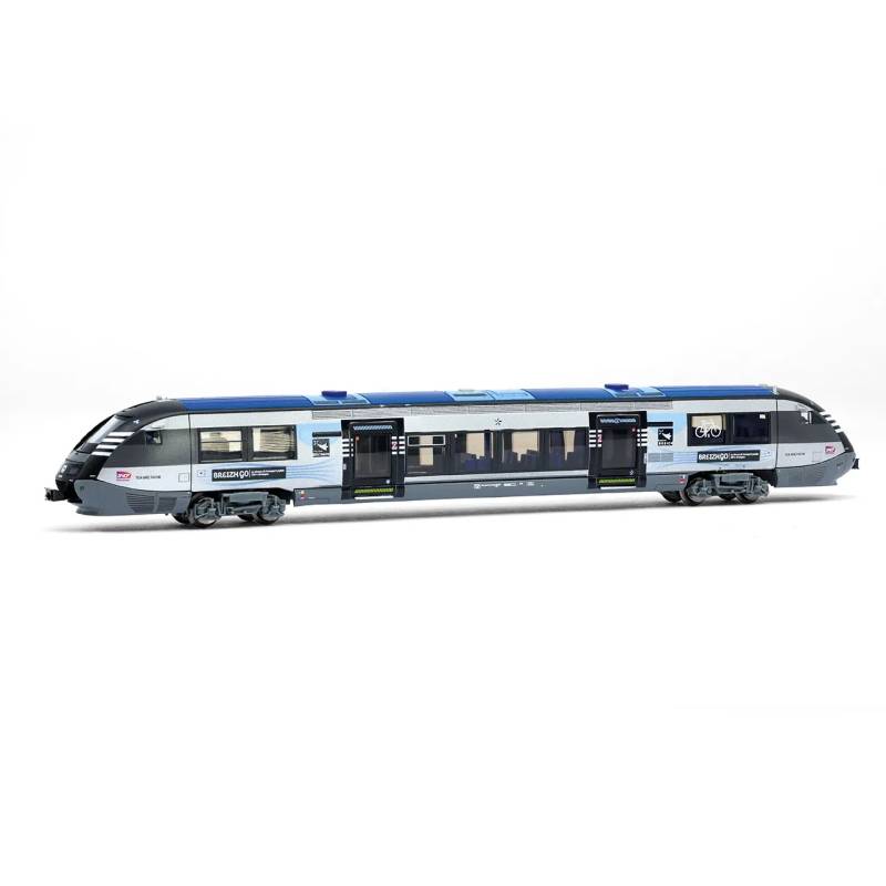 Arnold HN2684 et HN2684S - Autorail diesel X 73500 « TER Bretagne », nouvelle livrée « BREIZHGO » SNCF
