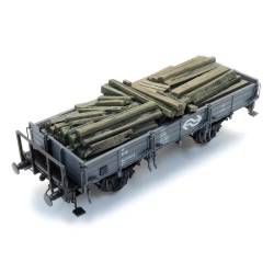 Artitec 28.125 - Vieilles traverses de chemin de fer pour wagon tombereau