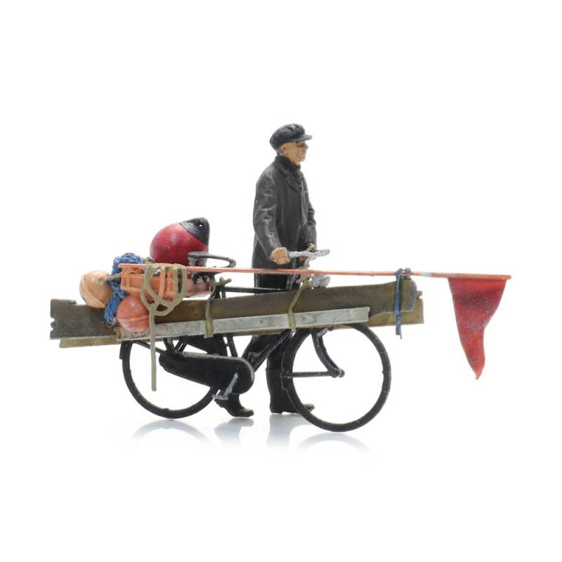Artitec 5870080 - Pecheur à velo ( Glaneurs de plage )