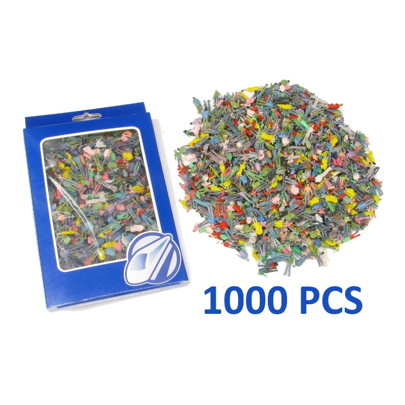 DR60115H0 - 1000 personnages debout en H0