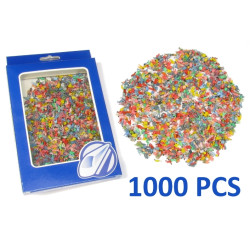 DR60125N - 1000 personnages assis en N