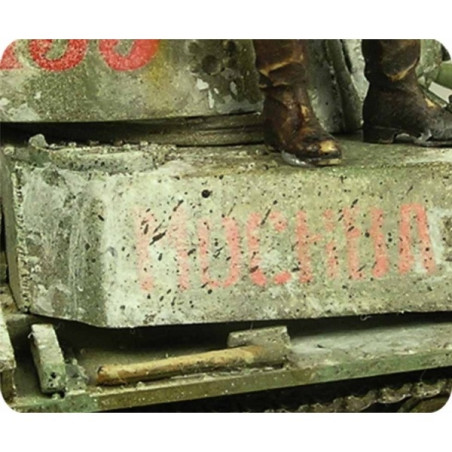 Projections boue russe