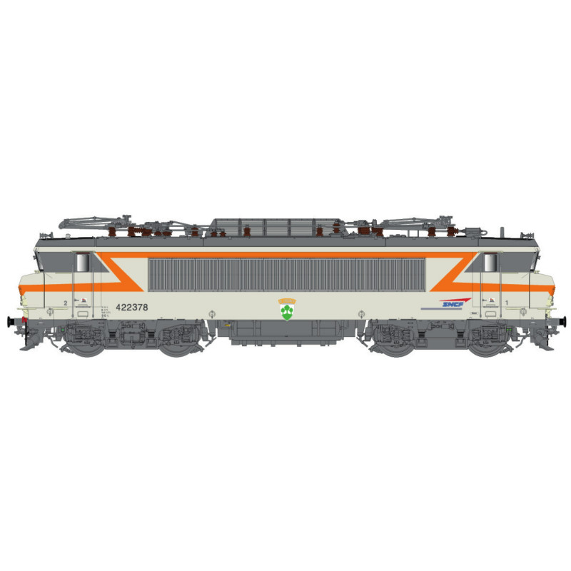 LS10439S - BB22200 - BB22378 gris béton / orange / sigle casquette - DCC sonorisée