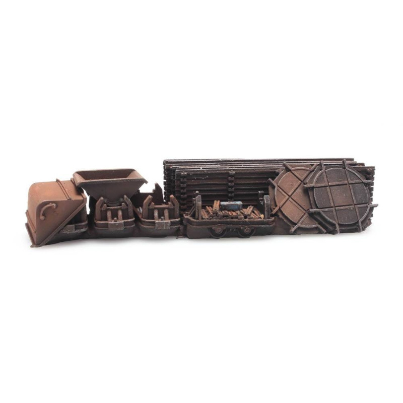 487.801.61 - Chargement matériel de voie et wagonnets à voie étroite adapté pour wagon