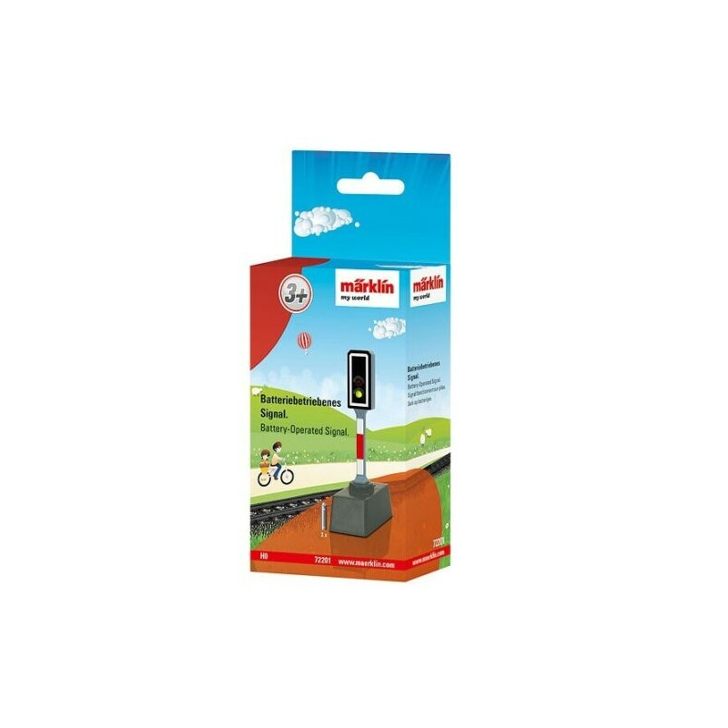 72201 - Chemin de fer miniature Märklin my world - signal à piles