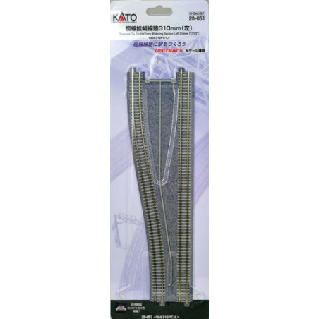 20-051 - N - Double voie - Élargissement à gauche - Unitrack Concrete