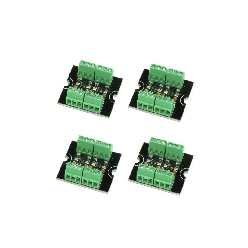 DR4103 - 4 interfaces pour aiguillages avec pointe de cœur alimentée