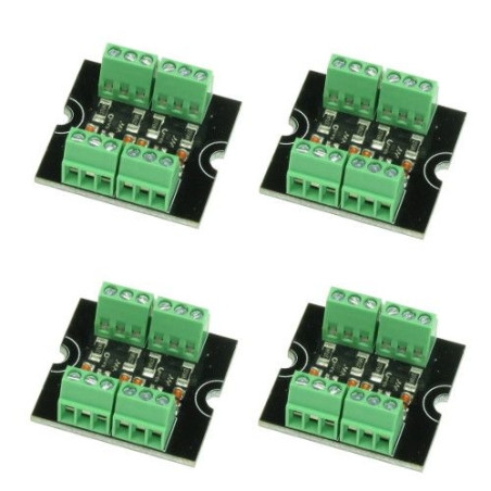 DR4103 - 4 interfaces pour aiguillages avec pointe de cœur alimentée