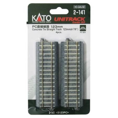 2-141 - 4 droits - 123mm - Unitrack Concrete