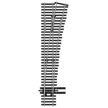 SL8351 - H0 - Voie US code 83 - Aiguillage à droite