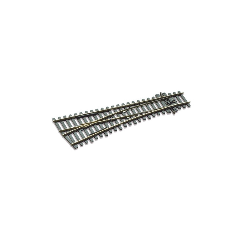 PECO SL-E192 - H0 - Aiguillage court à gauche - 185mm - Rayon 610mm - 12° - Code 75