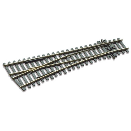 PECO SL-E192 - H0 - Aiguillage court à gauche - 185mm - Rayon 610mm - 12° - Code 75