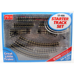 ST400 - H0e - Coffret de départ voie Peco Setrack