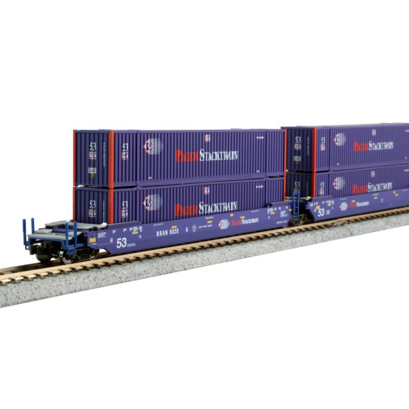 106-6179 - N - Gunderson MAXI-IV Pacer Stacktrain Well Car Set