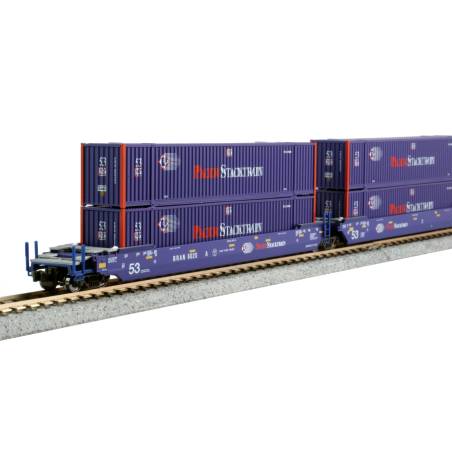 106-6179 - N - Gunderson MAXI-IV Pacer Stacktrain Well Car Set
