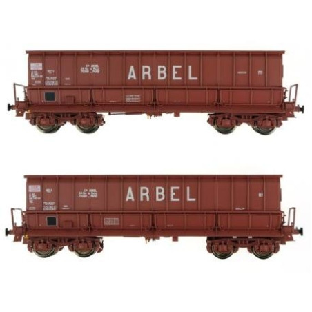 LSM90802 - SET 2 DMH - Rouge UIC - « SGW-ARBEL » - Ép. IV SNCF