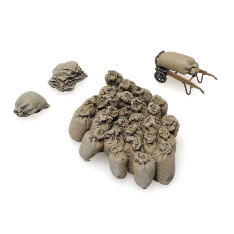 ARTITEC 387.450 -Chargement- de sacs toile de jute avec chariot