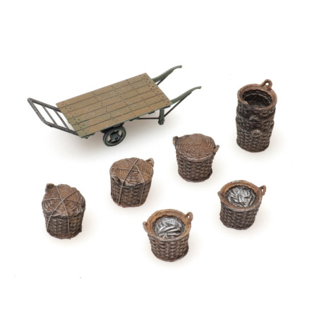 ARTITEC 387.449 -Chargement- des paniers de pêche avec chariot